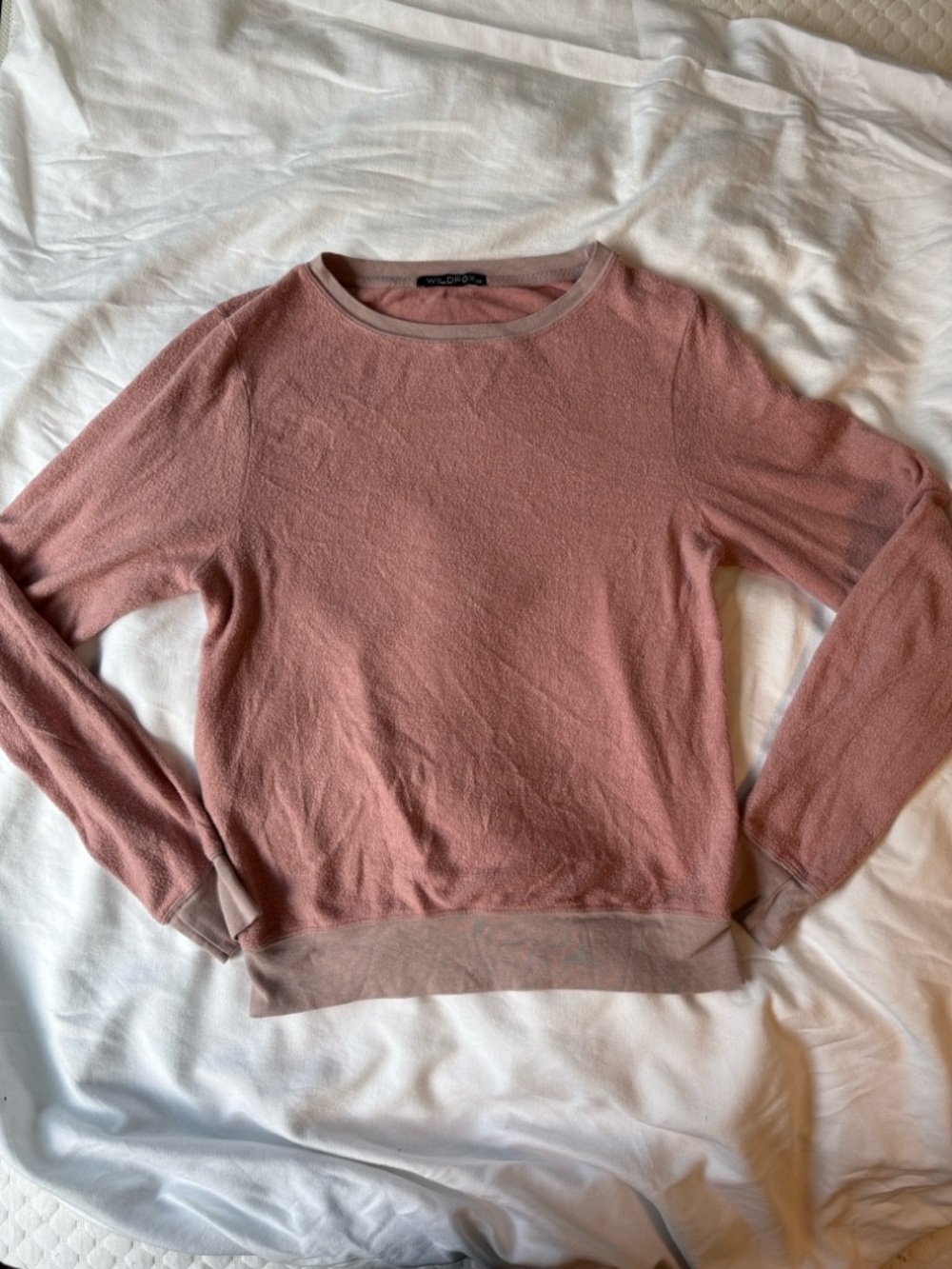 Wildfox Rose Dust Crewneck Pullover